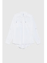 Moodo Бяла вискозна риза Moodo