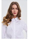 Moodo Бяла риза с яка Moodo