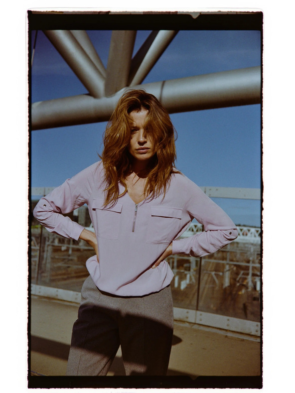 Moodo Розова вискозна риза Moodo