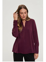 Moodo Елегантна бордо риза Moodo