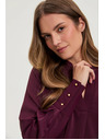 Moodo Елегантна бордо риза Moodo