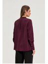 Moodo Елегантна бордо риза Moodo
