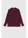 Moodo Елегантна бордо риза Moodo