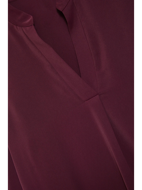 Moodo Елегантна бордо риза Moodo