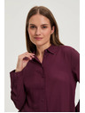 Moodo Винена вискозна риза Moodo