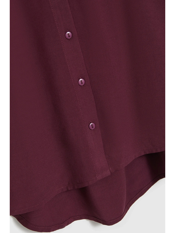 Moodo Винена вискозна риза Moodo