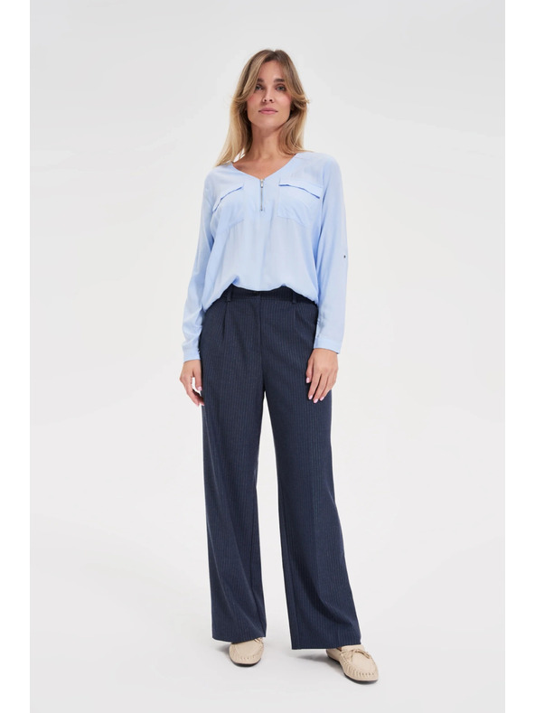 Moodo Светлосиня вискозна риза Moodo