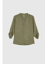 Moodo Оливкова вискозна риза Moodo