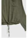 Moodo Оливкова вискозна риза Moodo
