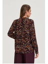 Moodo Кафява вискозна риза Moodo