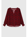 Moodo Бордо цветна риза Moodo