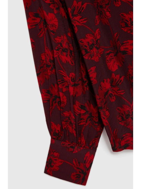 Moodo Бордо цветна риза Moodo