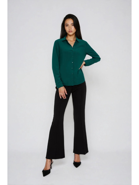 Moodo Зелена вискозна риза Moodo