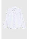 Moodo Гладка риза бяла Moodo