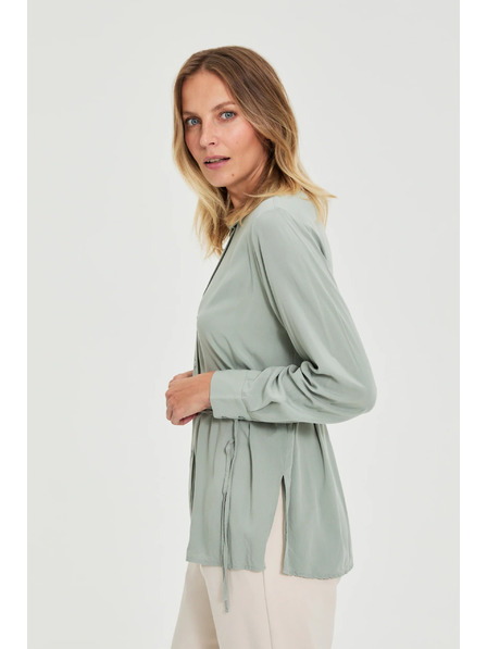 Moodo Оливена риза Moodo с връзване