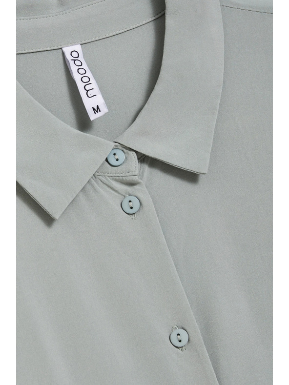 Moodo Оливена риза Moodo с връзване