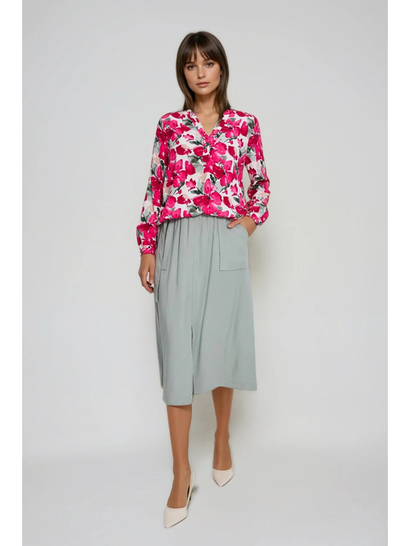 Moodo Щампована риза фуксия Moodo