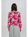 Moodo Щампована риза фуксия Moodo