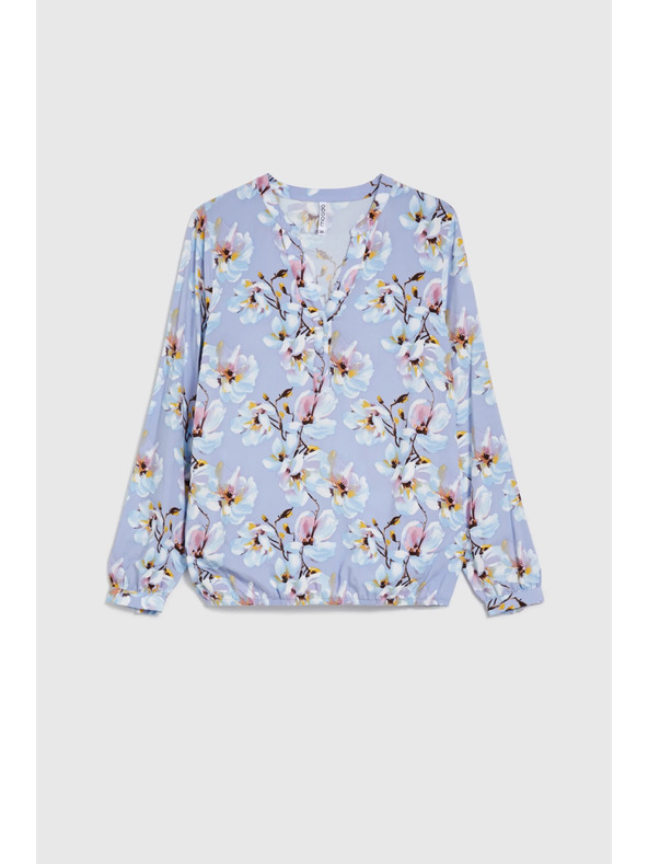 Moodo Светлосиня вискозна риза Moodo