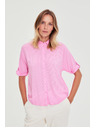 Moodo Розова раирана риза Moodo