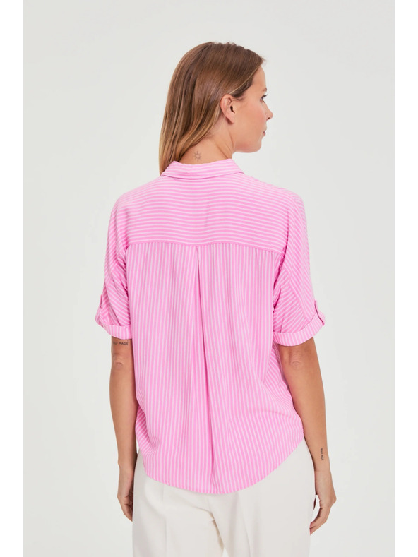 Moodo Розова раирана риза Moodo