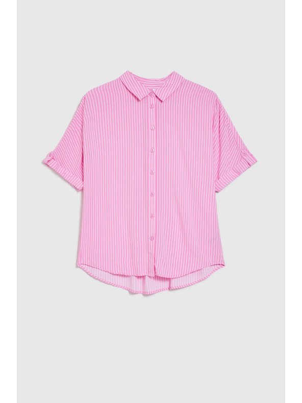 Moodo Розова раирана риза Moodo