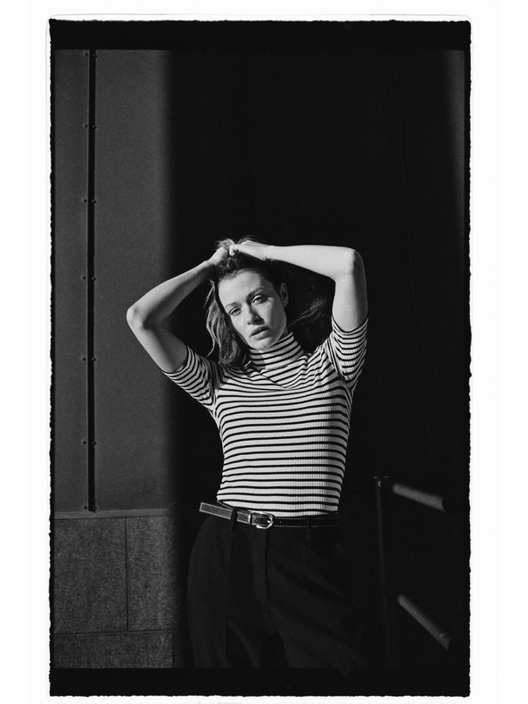 Moodo Тениска с яка на райета Moodo