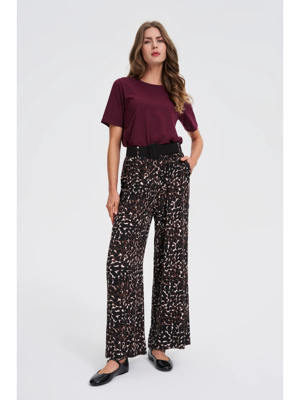 Moodo Гладка бордо тениска Moodo