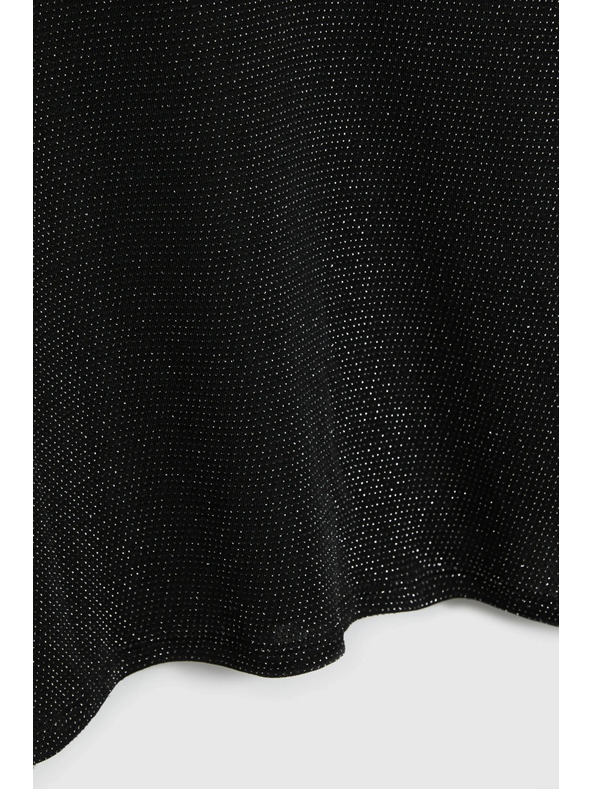 Moodo Блуза за носене по два начина черна Moodo