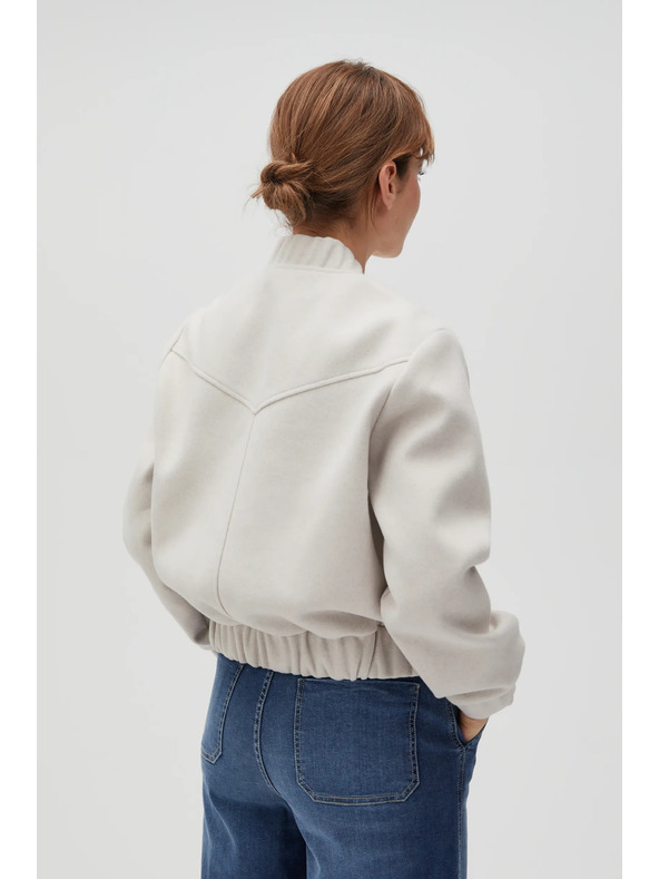 Moodo Бежов дамски бомбер Moodo