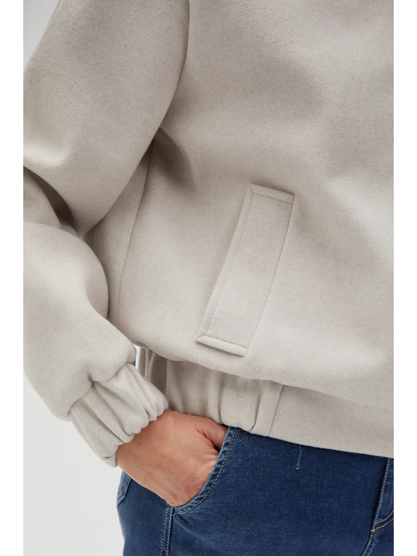 Moodo Бежов дамски бомбер Moodo