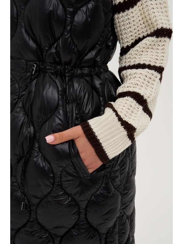 Moodo Подплатена жилетка черна Moodo