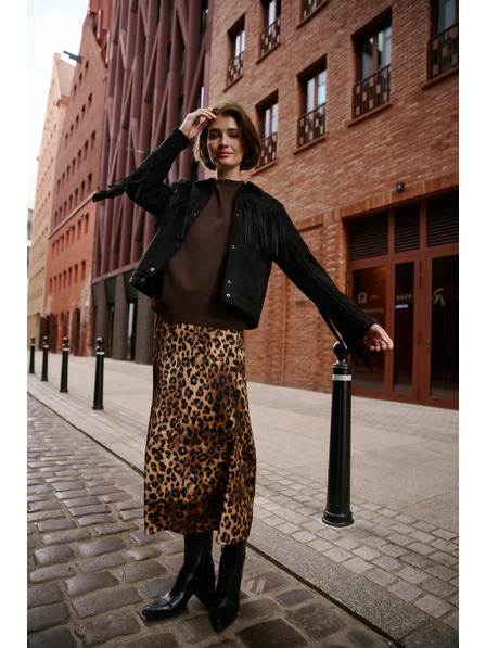 Moodo Черно яке с ресни Moodo