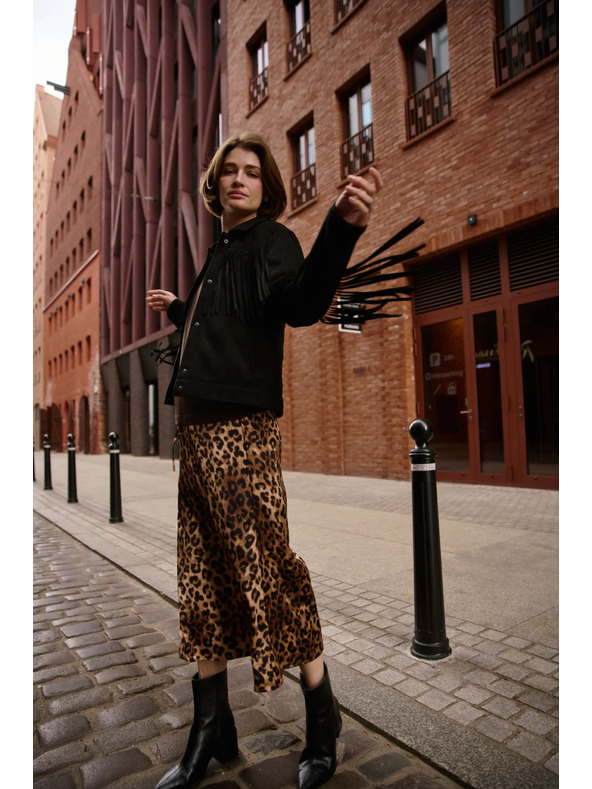 Moodo Черно яке с ресни Moodo