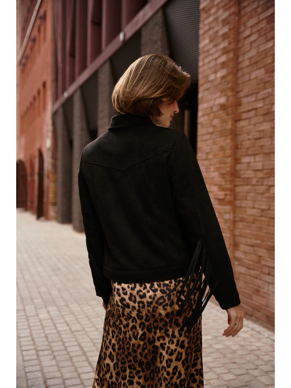 Moodo Черно яке с ресни Moodo