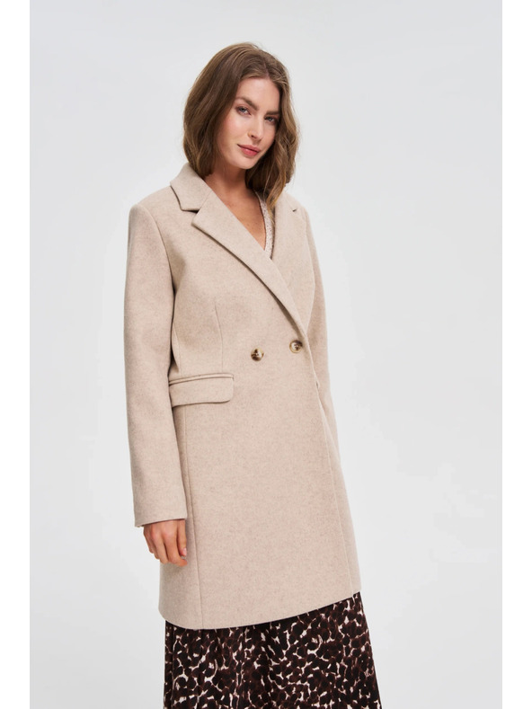 Moodo Палто бежово Moodo