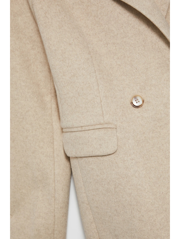 Moodo Палто бежово Moodo