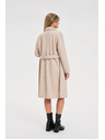Moodo Палто с колан бежово Moodo