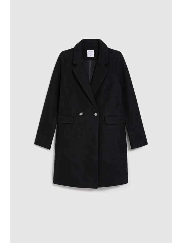 Moodo Двуредно палто черно Moodo