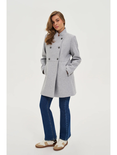 Moodo Късо сиво палто Moodo