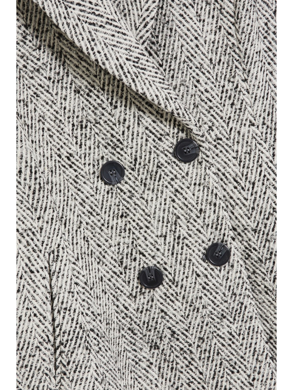 Moodo Палто рибена кост сиво Moodo