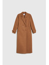 Moodo Дълго палто кафяво Moodo