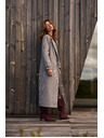 Moodo Дълго палто сиво Moodo