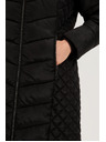 Moodo Яке с подплатена качулка черно Moodo