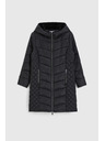 Moodo Яке с подплатена качулка черно Moodo