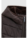 Moodo Яке с подплатена качулка кафяво Moodo