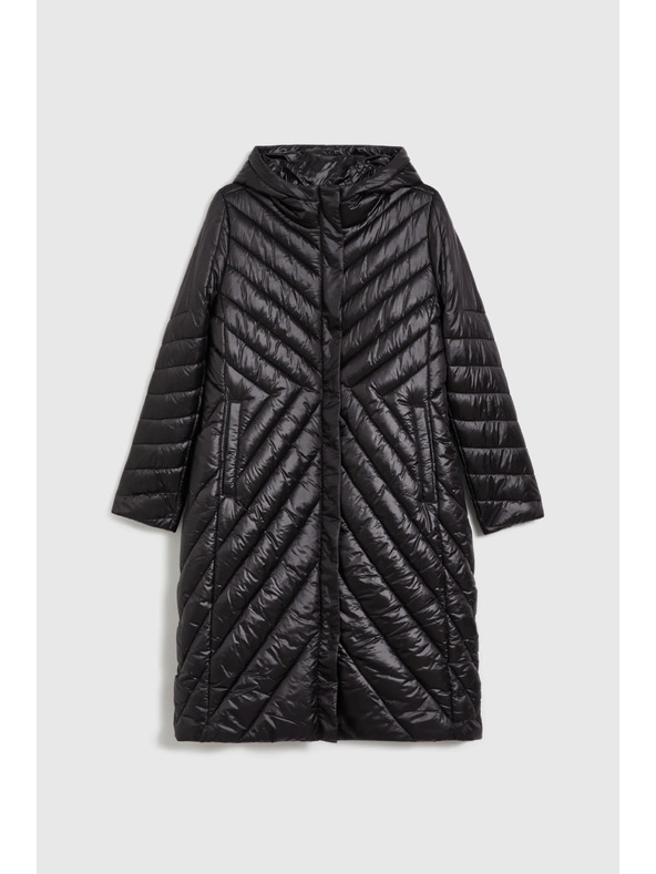 Moodo Дълго яке черно Moodo