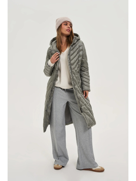 Moodo Дълго яке маслиненозелено Moodo