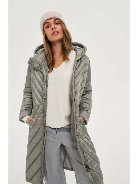 Moodo Дълго яке маслиненозелено Moodo