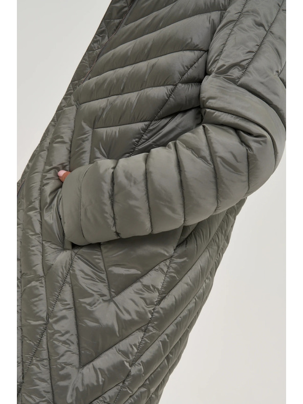 Moodo Дълго яке маслиненозелено Moodo